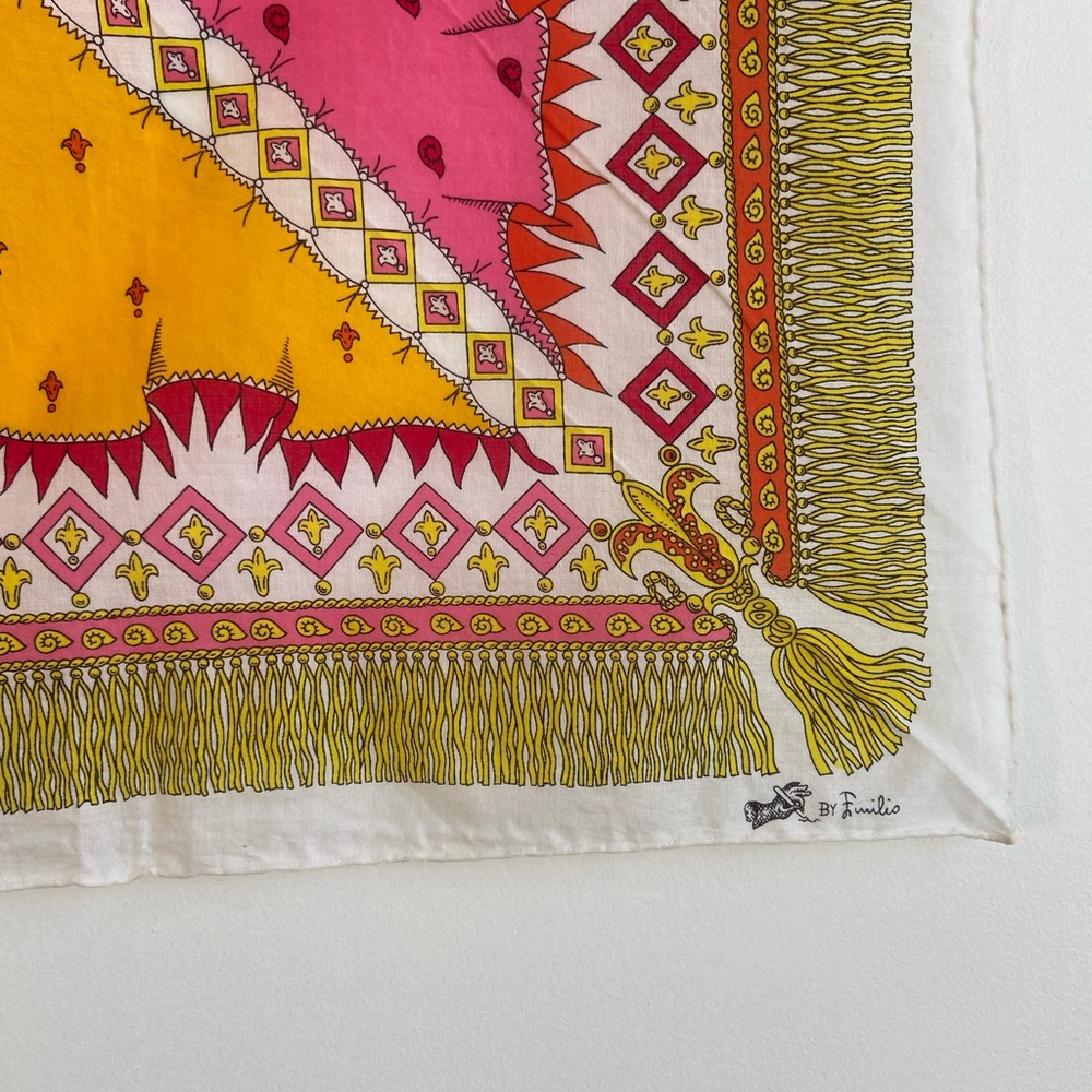 Emilio Pucci Vintage Scarf - Picture 4 of 12